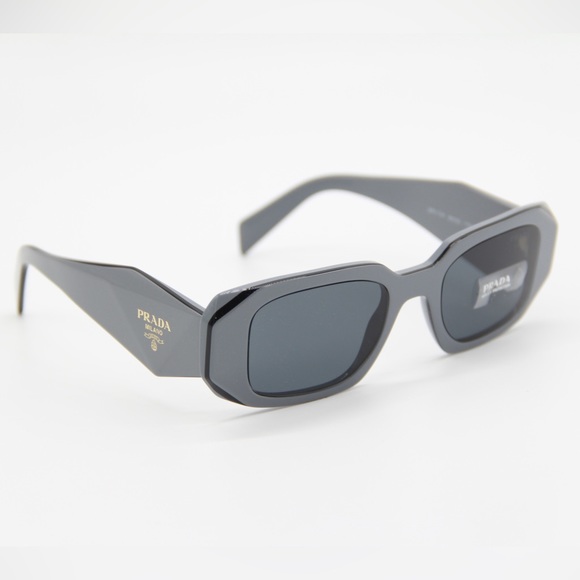 NEW PRADA GREY SUNGLASSES NEW COLLECTION PR17WS 11N09T UNISEX EYEWEAR PR 17WS - Picture 2 of 14